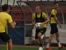 «Кайрат» провел предматчевую тренировку в Чехии