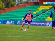 Фоторепортаж с тренировки «Жетысу» в Костанае