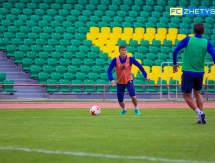 Фоторепортаж с тренировки «Жетысу» в Костанае