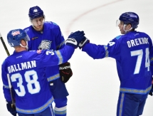 Фоторепортаж с матча Кубка Президента РК «Барыс» — Казахстан 3:4 ОТ