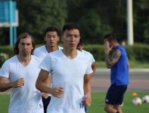 Фоторепортаж с тренировки «Акжайыка»