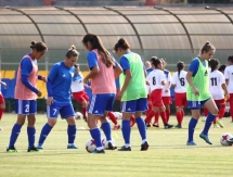 Фоторепортаж с товарищеского матча женских сборных до 19 лет Казахстан — Кыргызстан 5:0