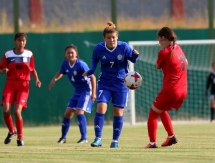 Фоторепортаж с товарищеского матча женских сборных до 19 лет Казахстан — Кыргызстан 5:0