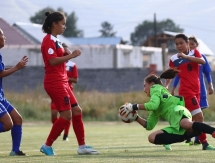 Фоторепортаж с товарищеского матча женских сборных до 19 лет Казахстан — Кыргызстан 5:0