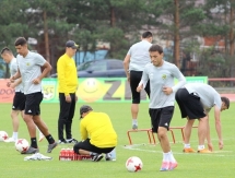 Фоторепортаж с тренировки «Тобола»