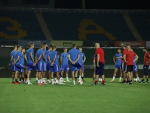 Фоторепортаж с предыгровой тренировки «Сигмы» в Алматы