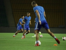 Фоторепортаж с предыгровой тренировки «Сигмы» в Алматы