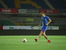 Фоторепортаж с предыгровой тренировки «Сигмы» в Алматы