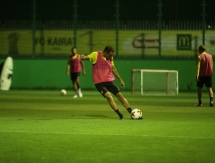 Фоторепортаж с тренировки «Кайрата» перед матчем Лиги Европы с «Сигмой»