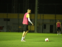 Фоторепортаж с тренировки «Кайрата» перед матчем Лиги Европы с «Сигмой»