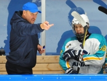 Фоторепортаж с товарищеского матча «Снежные Барсы» — «Алтай» 2:2