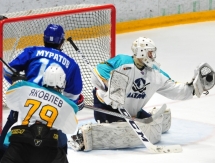 Фоторепортаж с товарищеского матча «Снежные Барсы» — «Алтай» 2:2