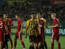 Фото с матча Лиги Европы «Кайрат» — «Сигма» 1:2