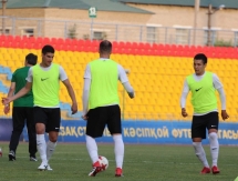 Фоторепортаж с предыгровой тренировки «Атырау»