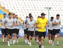 Фото и видео тренировки «Тобола» в Атырау