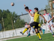 Фоторепортаж с матча Первой лиги «Актобе-Жас» — «Каспий» 2:1