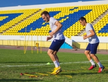 Фоторепортаж с тренировки «Акжайыка»