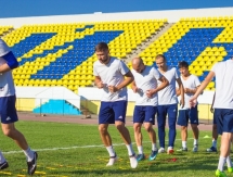 Фоторепортаж с тренировки «Акжайыка»