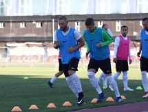 Фоторепортаж с вечерней тренировки «Атырау»