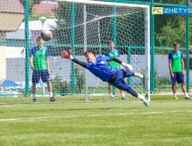 Фоторепортаж с предыгровой тренировки «Жетысу Б»