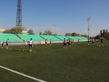 Фоторепортаж с предыгровой тренировки «Окжетпеса» в Кызылорде