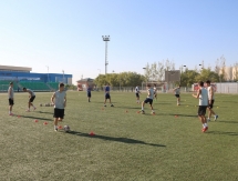 Фоторепортаж с предыгровой тренировки «Окжетпеса» в Кызылорде