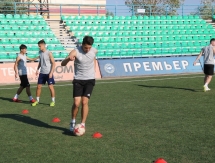 Фоторепортаж с предыгровой тренировки «Окжетпеса» в Кызылорде
