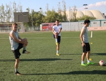 Фоторепортаж с предыгровой тренировки «Окжетпеса» в Кызылорде