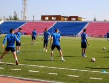 Фоторепортаж с предыгровой тренировки «Иртыша»