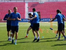 Фоторепортаж с предыгровой тренировки «Иртыша»