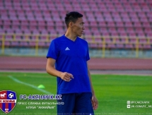 Фоторепортаж с предыгровой тренировки «Акжайыка»