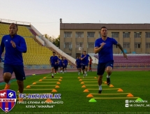 Фоторепортаж с предыгровой тренировки «Акжайыка»