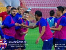 Фоторепортаж с предыгровой тренировки «Акжайыка»