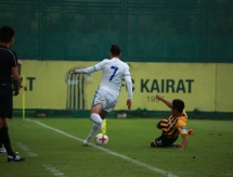 Фоторепортаж с матча Первой лиги «Кайрат А» — «Кыран» 1:0
