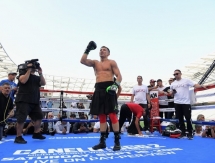 Фоторепортаж с открытой тренировки Геннадия Головкина