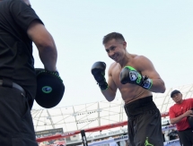 Фоторепортаж с открытой тренировки Геннадия Головкина