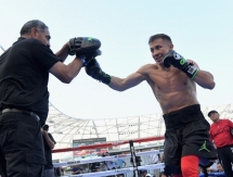 Фоторепортаж с открытой тренировки Геннадия Головкина