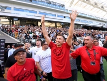 Фоторепортаж с открытой тренировки Геннадия Головкина