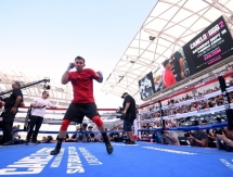 Фоторепортаж с открытой тренировки Геннадия Головкина