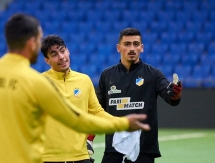 Фоторепортаж с предыгровой тренировки АПОЭЛа в Астане