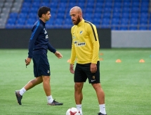 Фоторепортаж с предыгровой тренировки АПОЭЛа в Астане