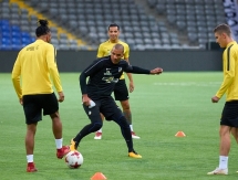 Фоторепортаж с предыгровой тренировки АПОЭЛа в Астане