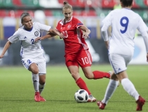 Фоторепортаж с матча отбора женского чемпионата мира-2019 Россия — Казахстан 3:0