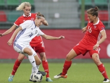 Фоторепортаж с матча отбора женского чемпионата мира-2019 Россия — Казахстан 3:0