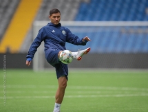 Фоторепортаж с тренировки сборной Казахстана