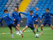 Фоторепортаж с тренировки сборной Казахстана