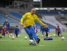 Фоторепортаж с тренировки сборной Казахстана