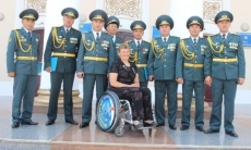 Капитан паралимпийской сборной Казахстана открыла марафон военнослужащих РгК «Юг»