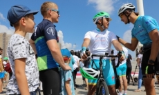 Участники веломарафона «Астана — Париж» прибыли в Татарстан