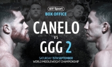 Британский телеканал показал официальный постер к бою Головкин — «Канело»